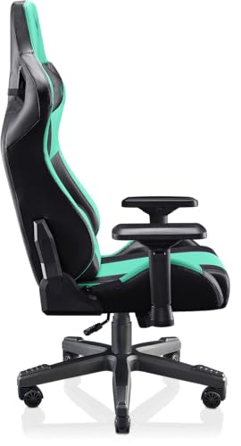 Chaise Gamer Ergonomique VALK Gaia – Aqua Menthe, Accoudoirs 4D, Inclinable