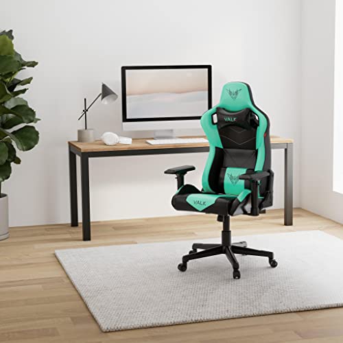 Chaise Gamer Ergonomique VALK Gaia – Aqua Menthe, Accoudoirs 4D, Inclinable