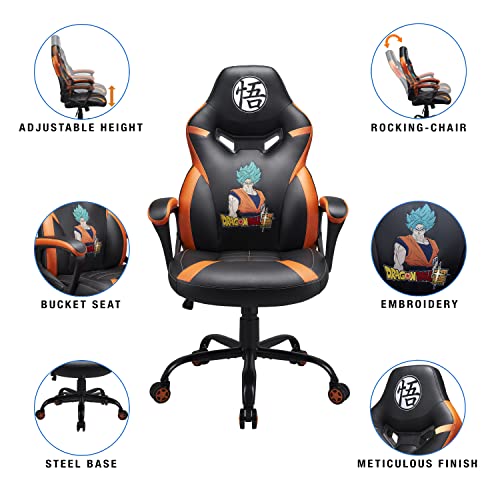 Chaise Gamer Junior Dragon Ball Z – Fauteuil Gaming Noir Officiel
