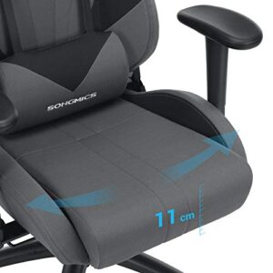 Chaise Gamer Songmics RCG13G – Fauteuil de Bureau Réglable pour Ordinateur