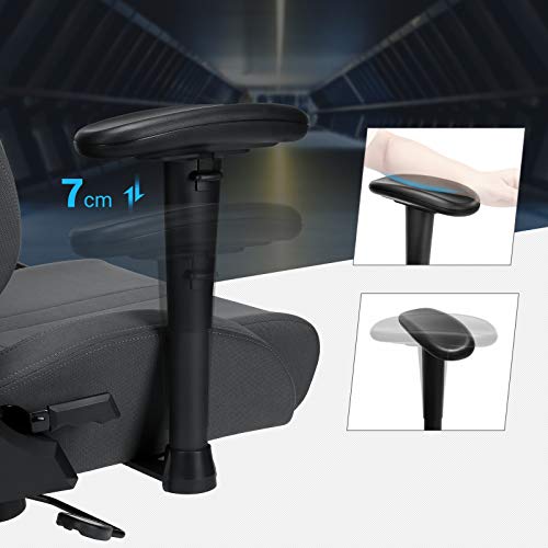 Chaise Gamer Songmics RCG13G – Fauteuil de Bureau Réglable pour Ordinateur