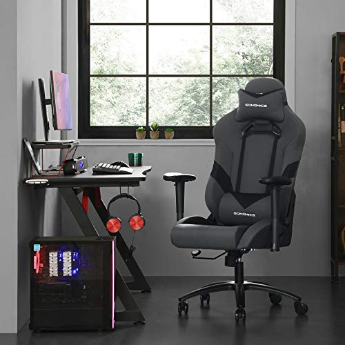 Chaise Gamer Songmics RCG13G – Fauteuil de Bureau Réglable pour Ordinateur