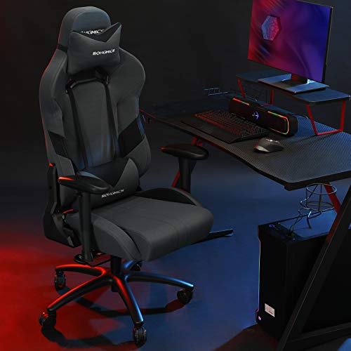 Chaise Gamer Songmics RCG13G – Fauteuil de Bureau Réglable pour Ordinateur