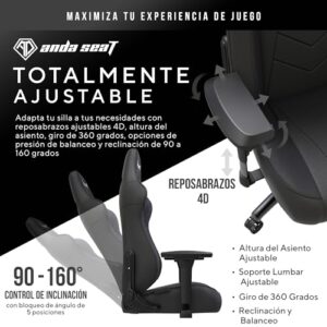 Chaise Gaming Anda Seat Dark Demon Dragon en Cuir Noir – Ergonomique 4D