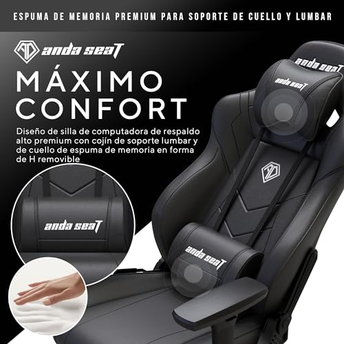Chaise Gaming Anda Seat Dark Demon Dragon en Cuir Noir – Ergonomique 4D