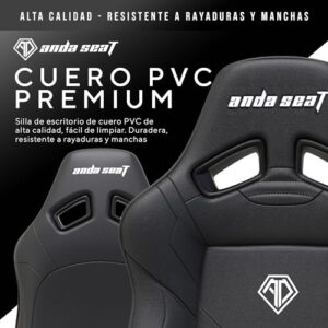 Chaise Gaming Anda Seat Dark Demon Dragon en Cuir Noir – Ergonomique 4D