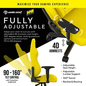 Chaise Gaming Anda Seat Navi Esports – Fauteuil Ergonomique Noir avec Coussins