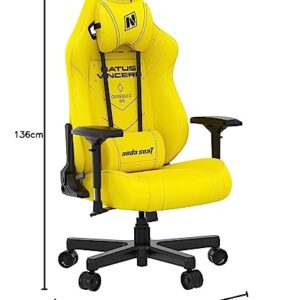 Chaise Gaming Anda Seat Navi Esports – Fauteuil Ergonomique Noir avec Coussins