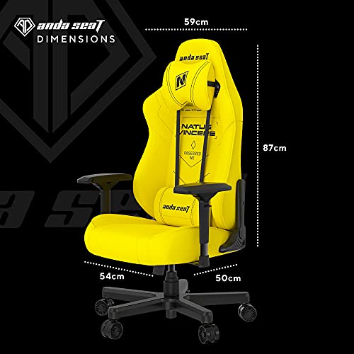 Chaise Gaming Anda Seat Navi Esports – Fauteuil Ergonomique Noir avec Coussins