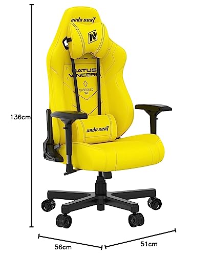 Chaise Gaming Anda Seat Navi Esports – Fauteuil Ergonomique Noir avec Coussins