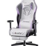 Chaise Gaming AutoFull C301 Ergonomique avec Repose-Pieds et Ajustements