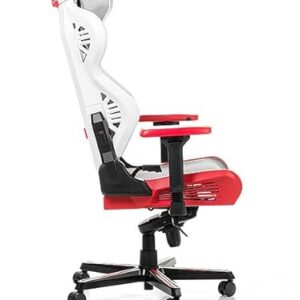 Chaise Gaming DXRacer Air R1S – Maille, Blanc-Rouge-Noir-Gris, Jusqu’à 2m