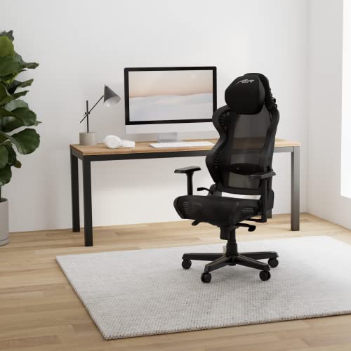 Chaise Gaming DXRacer Air R1S en Maille Noir pour Joueurs jusqu’à 2m