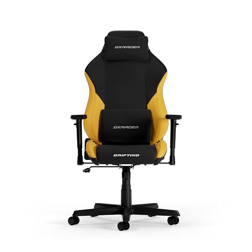 Chaise Gaming DXRacer DRIFTING L Noir & Jaune EPU Cuir Originale