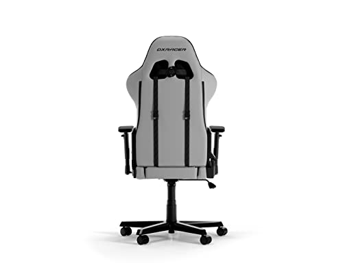 Chaise Gaming DXRacer FORMULA L Gris & Noir en PVC Cuir Original