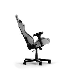 Chaise Gaming DXRacer FORMULA L Gris & Noir en PVC Cuir Original