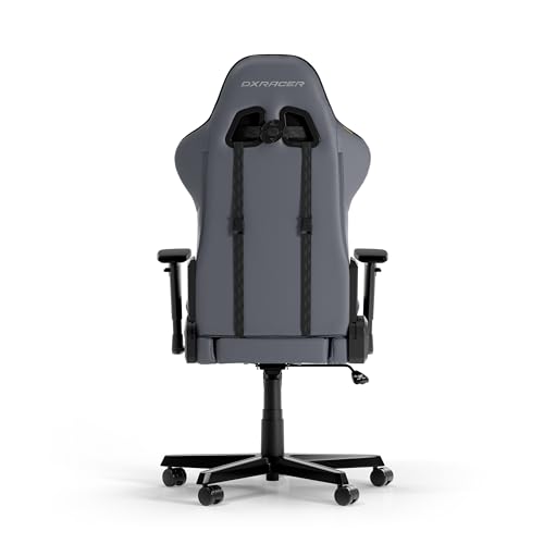 Chaise Gaming DXRacer FORMULA L Gris & Noir en PVC Cuir Original