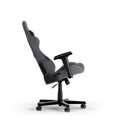 Chaise Gaming DXRacer FORMULA L Gris & Noir en PVC Cuir Original