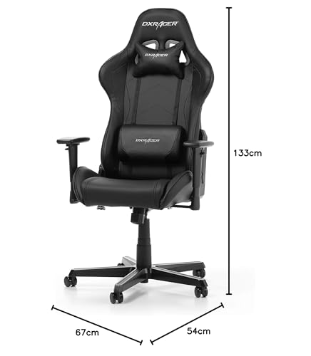 Chaise Gaming DXRacer FORMULA L Noir en Cuir PVC – Originale