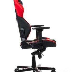 Chaise Gaming DXRacer Gladiator G001 Noir-Rouge, Simili Cuir, Jusqu’à 2m