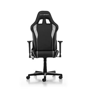 Chaise Gaming DXRacer Prince P08 – Similicuir Noir-Gris, Jusqu’à 1,85 m