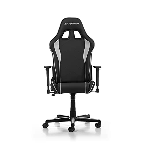 Chaise Gaming DXRacer Prince P08 – Similicuir Noir-Gris, Jusqu’à 1,85 m