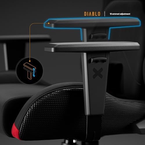 Chaise Gaming Diablo X.One Prime – Siège PC Haut de Gamme Noir