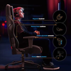 Chaise Gaming Diablo X.One Prime – Siège PC Haut de Gamme Noir
