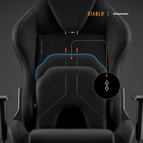 Chaise Gaming Diablo X.One Prime – Siège PC Haut de Gamme Noir