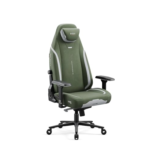 Chaise Gaming Diablo X.Eye Prime : Siège PC avec Accoudoirs 4D et Soutien Lombaire