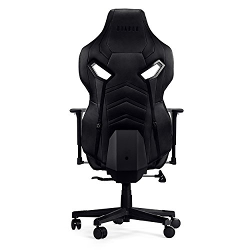 Chaise Gaming Diablo X-Fighter avec Accoudoirs 3D et Coussin Lombaire Noir