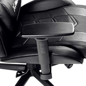 Chaise Gaming Diablo X-Fighter avec Accoudoirs 3D et Coussin Lombaire Noir