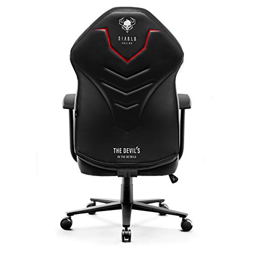 Chaise Gaming Diablo X-Gamer 2.0 Ergonomique avec Accoudoirs et Coussin Lombaire