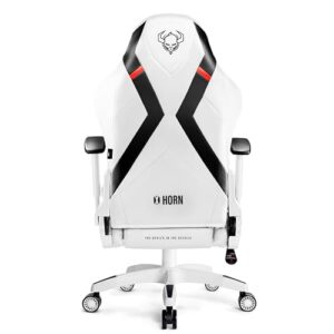 Chaise Gaming Diablo X-Horn XL avec Accoudoirs 3D et Inclinaison Blanc