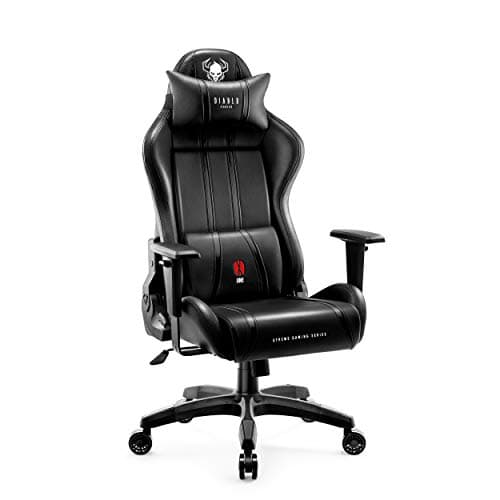 Chaise Gaming Diablo X-One 2.0 Ergonomique XL Noir avec Accoudoirs Réglables