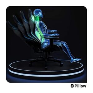 Chaise Gaming Diablo X-One 2.0 Ergonomique XL Noir avec Accoudoirs Réglables