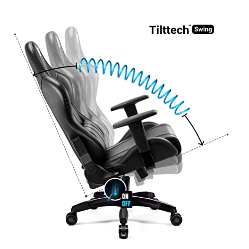 Chaise Gaming Diablo X-One 2.0 Ergonomique XL Noir avec Accoudoirs Réglables