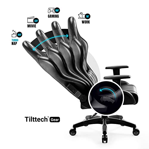 Chaise Gaming Diablo X-One 2.0 Ergonomique XL Noir avec Accoudoirs Réglables