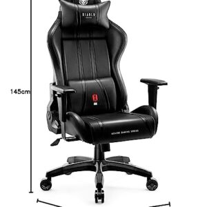 Chaise Gaming Diablo X-One 2.0 Ergonomique XL Noir avec Accoudoirs Réglables
