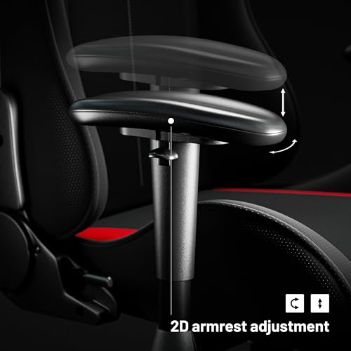Chaise Gaming Diablo X-Starter Ergonomique Noir avec Accoudoirs Réglables