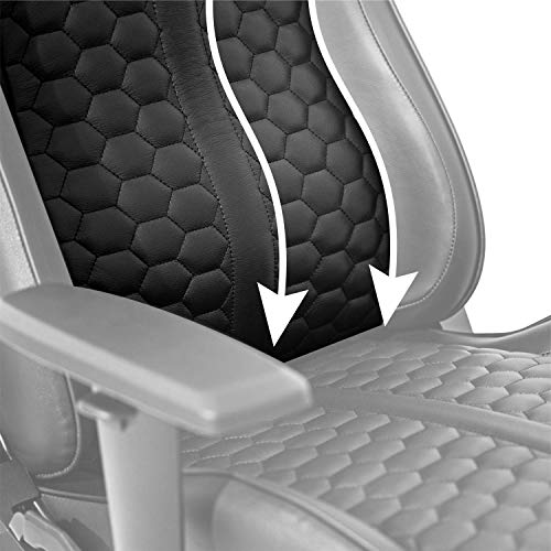 Chaise Gaming EMPIRE GAMING Black Edition – Cuir Véritable Ergonomique