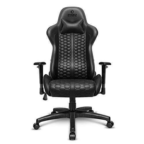 Chaise Gaming EMPIRE GAMING Black Edition – Cuir Véritable Ergonomique