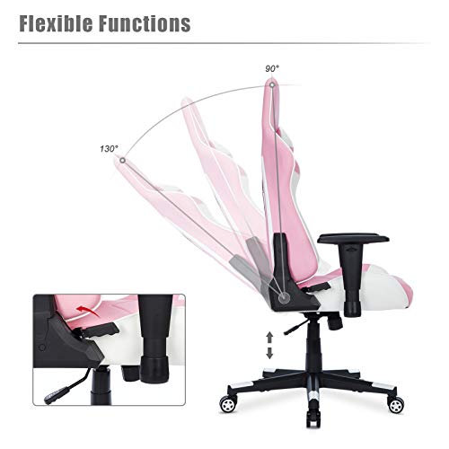 Chaise Gaming Ergonomique IntimaTe WM Heart avec Appui Tête et Accoudoirs Réglables