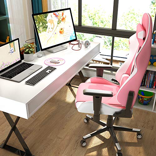 Chaise Gaming Ergonomique IntimaTe WM Heart avec Appui Tête et Accoudoirs Réglables