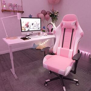 Chaise Gaming Ergonomique IntimaTe WM Heart avec Appui Tête et Accoudoirs Réglables