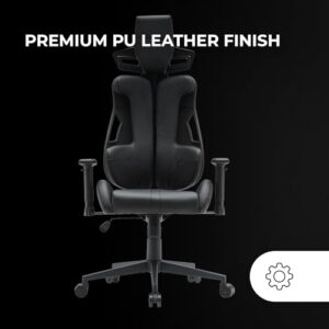 Chaise Gaming Ergonomique Mars Gaming MGC-Elite, Dossier Flexible et Accoudoirs Ajustables