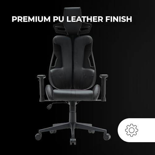 Chaise Gaming Ergonomique Mars Gaming MGC-Elite, Dossier Flexible et Accoudoirs Ajustables