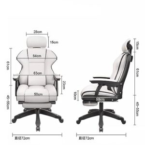 Chaise Gaming Ergonomique WestUx – Dossier Haut, Réglable, Charge 150kg