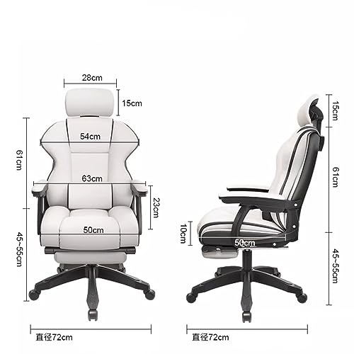 Chaise Gaming Ergonomique WestUx – Dossier Haut, Réglable, Charge 150kg