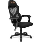 Chaise Gaming G-Lab K-Seat Rhodium ATOM Ergonomique, Dossier Inclinable, Noir